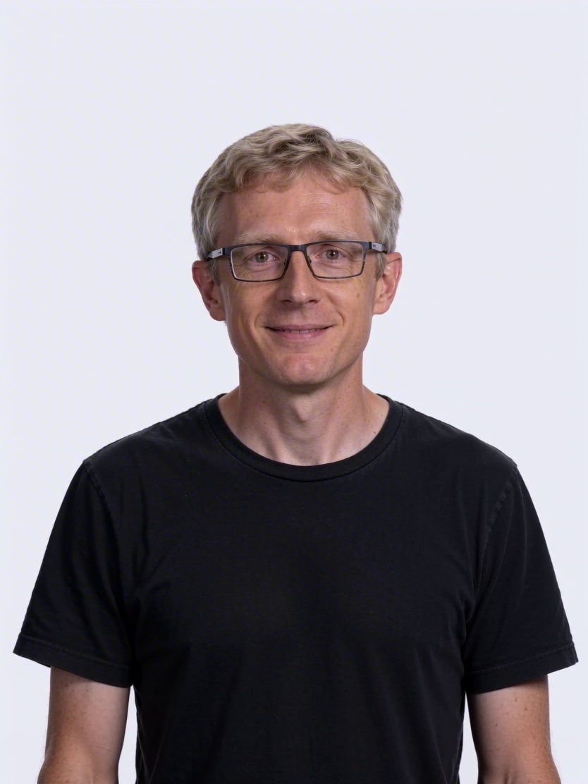 A clean professional studio headshot